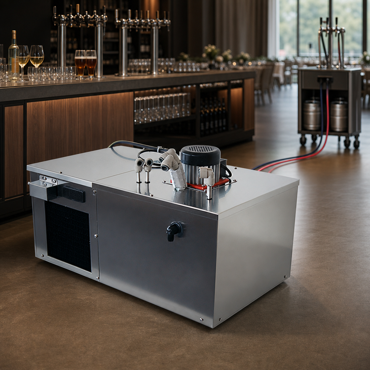 Product image #4 for Micro Matic Air Cooled Flash Chiller for Beer or Wine, 2-Product, 15 Ft Cooling Distance
