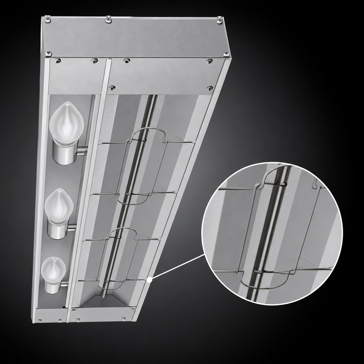 Product image #4 for Hatco Glo-Ray 30-Inch Unlighted Infrared Strip Heater, Aluminum, 825 Watts