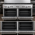 Thumbnail image #4 for Ultimate 60-Inch Commercial Gas Restaurant Range with 9 Open Burners and 2 Standard Ovens