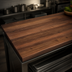 Thumbnail image #4 for John Boos Boos Block American Black Walnut Kitchen Countertop, 144-Inch x 38-Inch x 1-1/2-Inch, Full-Length Edge Grain, Penetrating Oil Finish