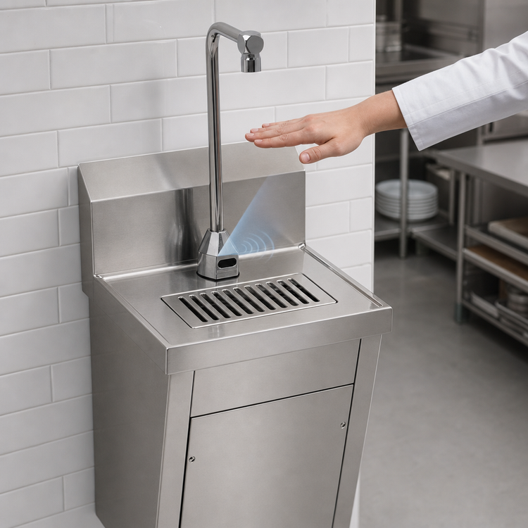 Product image #4 for Eagle Group Wall-Mounted Hands-Free Bottle Filler Station with 12-Inch Clearance and Filtration Kit