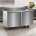 Thumbnail image #4 for Delfield Two-Section Undercounter Worktop Freezer with 4-Inch Backsplash and 2 Solid Doors