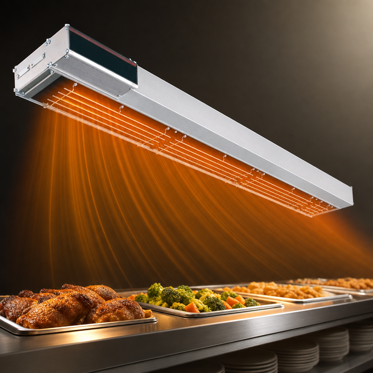 Product image #4 for Hatco Glo-Ray High Watt Dual Infra-Black Strip Heater