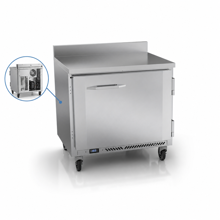 Product image #4 for Victory Refrigeration VWF36HC 36-Inch One-Section Worktop Freezer Counter