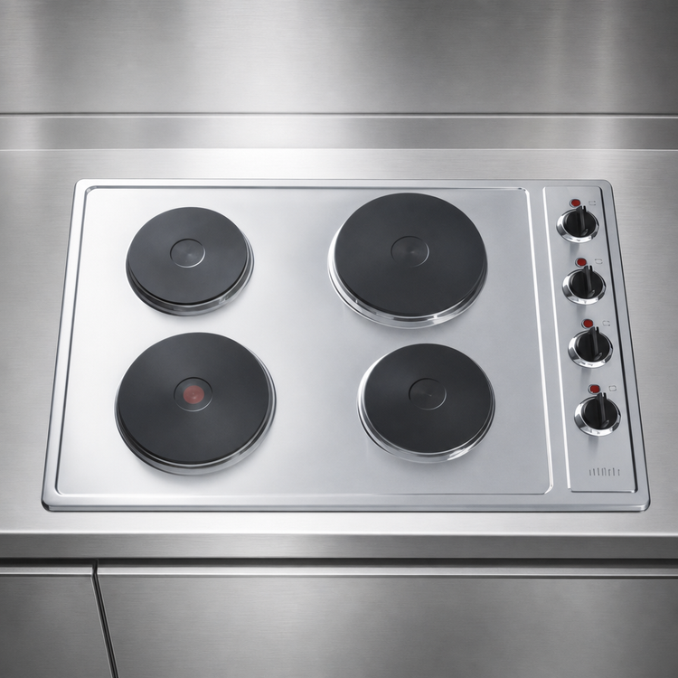 Product image #5 for Summit Commercial 30-Inch Built-In 4-Burner Electric Cooktop with Sealed Cast Iron Elements
