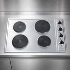 Thumbnail image #5 for Summit Commercial CSD4B300 30-Inch Built-In 4-Burner Electric Cooktop with Sealed Cast Iron Elements