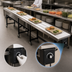 Thumbnail image #4 for Dinex DXIESB16 16-Foot Tray Make-Up Band Belt Conveyor