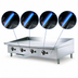 Thumbnail image #4 for Winco Spectrum™ 48-Inch Countertop Gas Griddle, Natural Gas Ready, 120,000 BTU