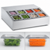 Thumbnail image #4 for Arctic Air ACP8SQ Compact 27-1/2-Inch Wide Countertop Refrigerated Prep Unit with 8 1/6-Size Pans