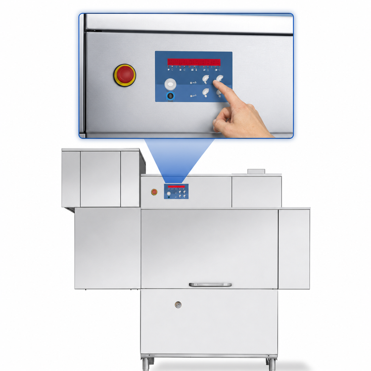 Product image #4 for Blakeslee High-Temp Single-Tank Conveyor Dishwasher with Double Rinse and Heat Recovery