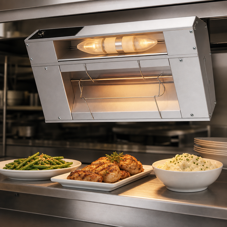 Product image #4 for Hatco Glo-Ray 30-Inch Lighted Infrared Strip Heater, 570 Watt