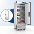 Thumbnail image #4 for Everest Refrigeration EBWR1 One-Section Reach-In Refrigerator, 23 Cu. Ft., Bottom-Mounted, Solid Hinged Door