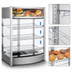 Thumbnail image #4 for BakeMax Titan Series 25.5-Inch Full-Service Heated Countertop Display Case