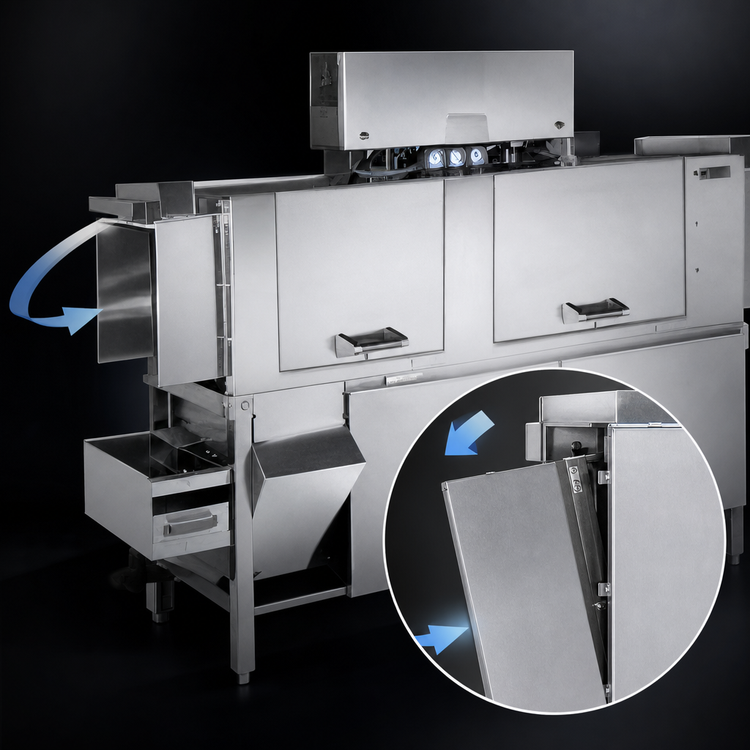 Product image #4 for American Dish Service ADC-66 High Temperature Left-to-Right Conveyor Dishwasher