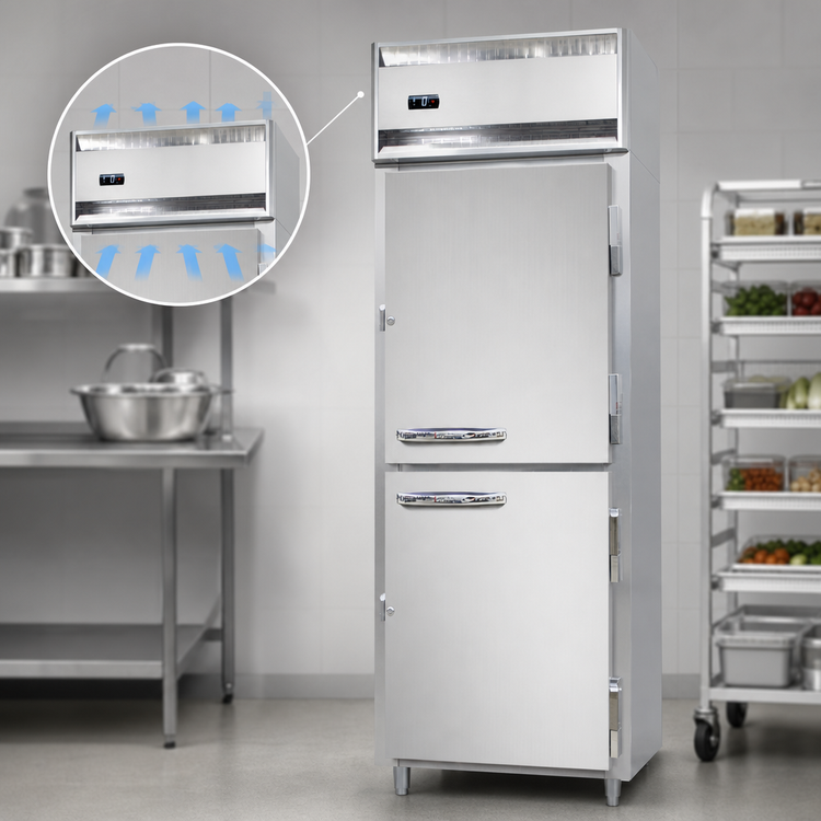 Product image #4 for Continental Refrigerator D1FENSSHD Designer Line One-Section Wide Reach-In Freezer