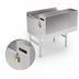 Thumbnail image #4 for John Boos Double 12-Inch 18/300 Stainless Steel Speed Rail Locking Cover