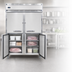 Thumbnail image #4 for Continental Refrigerator Designer Line D2FESNHD Two-Section Shallow Depth Reach-In Freezer