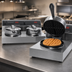 Thumbnail image #4 for Silverstone Dual Round Countertop Commercial Waffle Baker with Digital Controls, 240V