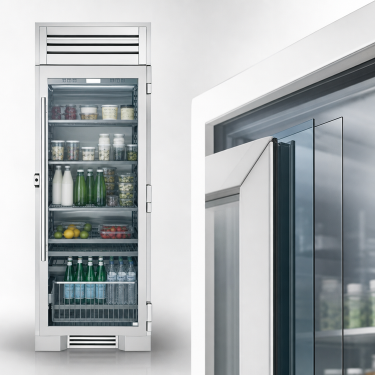 Product image #4 for True Residential 30-Inch Single-Section Reach-In Refrigerator with Glass Door, Stainless Steel, Self-Contained R600A