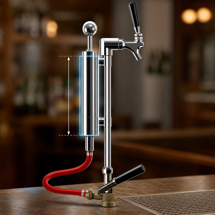 Product image #4 for Micro Matic European Supreme 8-Inch Chrome Picnic Pump, S System