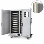 Thumbnail image #4 for Metro MBQ MBQ-180D-QH Two-Door Heated Banquet Cabinet, 180 Covered Plate Capacity, Quad-Heat Dual Fuel, Stainless Steel