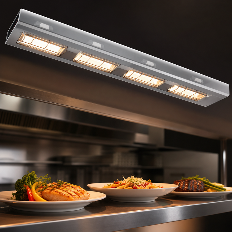 Product image #4 for Hatco Ultra-Glo 42-Inch Double Lighted Infrared Strip Heat Lamp