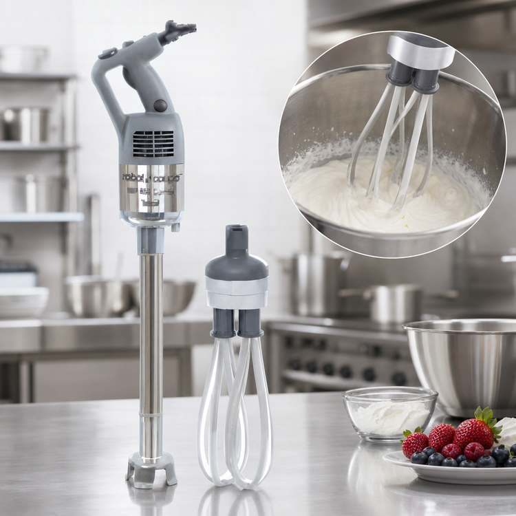 Product image #4 for Robot Coupe MP450COMBI Commercial Handheld Immersion Blender with 18-Inch Shaft and Whisk Attachment