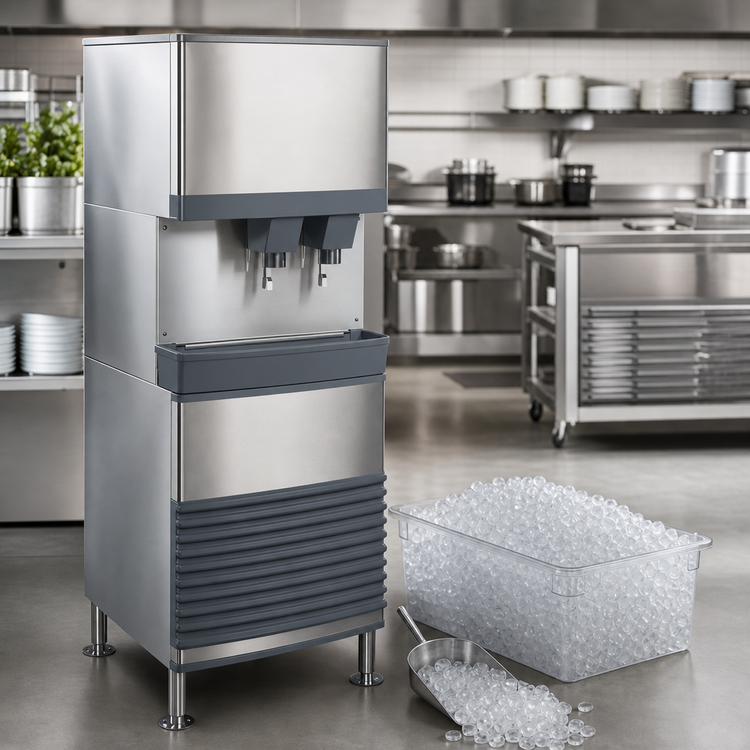 Product image #4 for Follett Symphony Plus 110FB414A-L Freestanding Ice and Water Dispenser with Lever Dispense