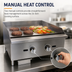Thumbnail image #4 for Comstock-Castle CCEGG24 24-Inch Countertop Gas Griddle, Manual Controls, 60,000 BTU