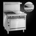 Thumbnail image #4 for Imperial Spec Series 36-Inch Heavy Duty Gas Range with 3 Open Burners, 3 Hot Tops, and Standard Oven