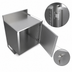 Thumbnail image #5 for BK Resources Call Series Underbar Cabinet with Flat Top, Raised Edge, Locking Hinged Door, 24 x 21 Inches