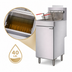 Thumbnail image #4 for Hurakan by Equip.me HKN-FXF40E A/W Heavy-Duty Range-Match Floor Model Natural Gas Fryer, 40 lb., Stainless Steel Tank