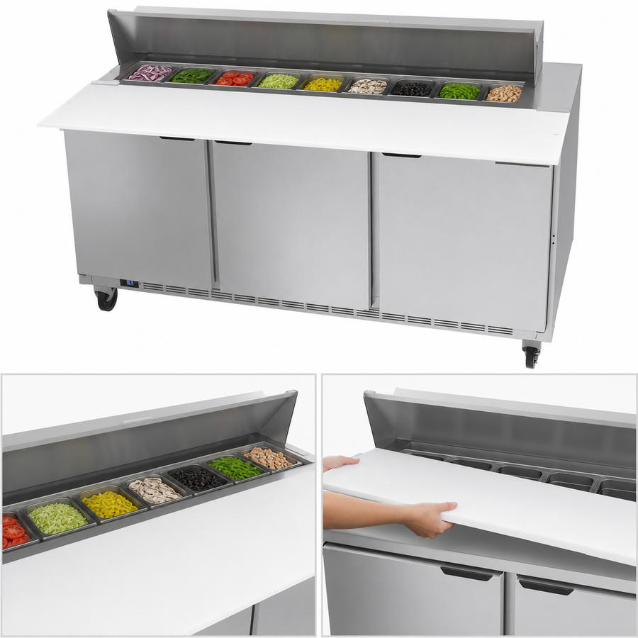 Cut-Top Ingredient Rail
