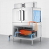 Thumbnail image #4 for Hobart CL44-DWR Single-Tank High-Temperature Rack Conveyor Dishwasher with Drain Water Energy Recovery