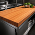 Thumbnail image #4 for Boos Block American Cherry Edge Grain Kitchen Countertop, 72 x 38 x 3-Inch, Oil Finish