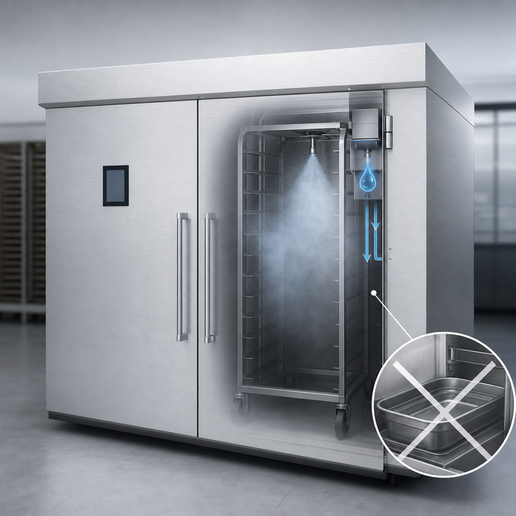 Product image #4 for Doyon Roll-In Knock Down Retarder Proofer Cabinet with Digital Touchscreen Control and Self-Contained Refrigeration