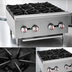 Thumbnail image #4 for Sapphire SE-CHP4 24-Inch 4-Burner Countertop Gas Hot Plate, NG/LP Convertible
