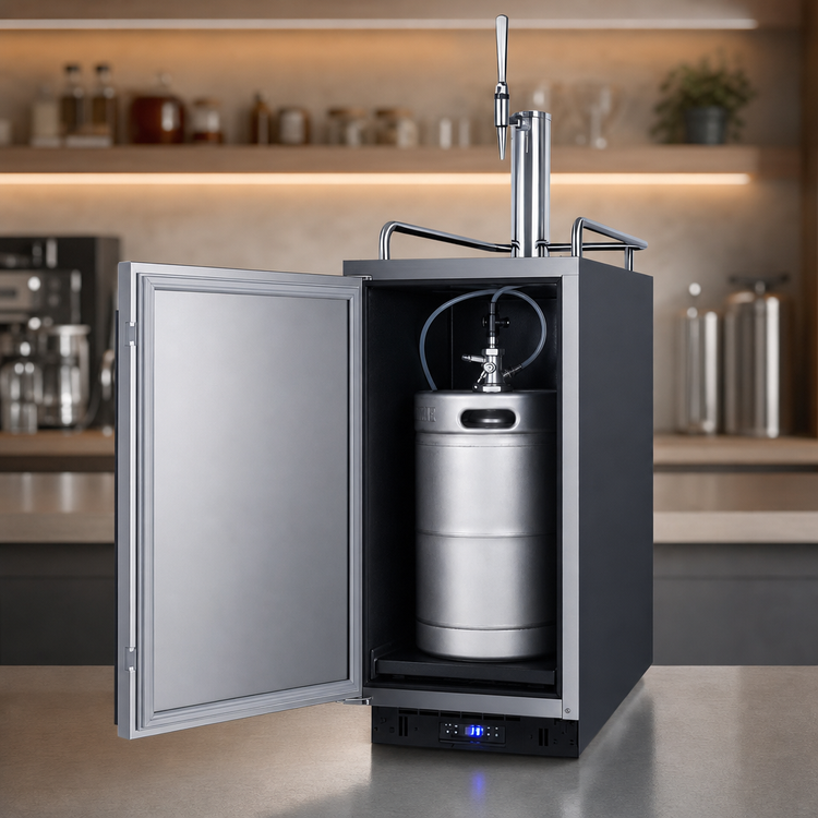 Product image #5 for Summit Commercial 15-Inch Nitro Cold Brew Coffee Dispenser, 2.9 Cu. Ft., Built-In or Freestanding
