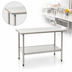 Thumbnail image #4 for Eagle Deluxe Series 108-Inch W x 24-Inch D Stainless Steel Work Table with Adjustable Undershelf