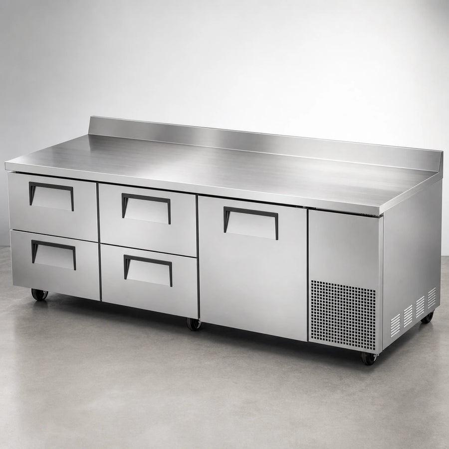 Deep Stainless Steel Worktop