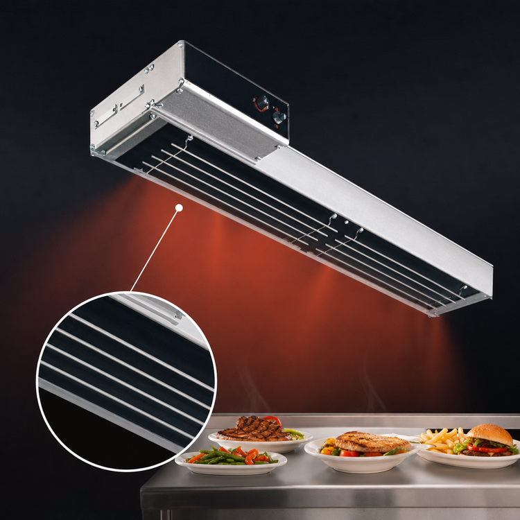 Product image #4 for Hatco Glo-Ray® Infrablack 36-Inch Lighted Strip Heater
