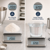 Thumbnail image #4 for Taylor Waterproof Digital Portion Control Food Scale, 20 lb Capacity, Stainless Steel