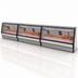 Thumbnail image #4 for Howard-McCray 40E Series Remote Fish and Poultry Service Case, 124-1/2 Inch, Straight Glass, White