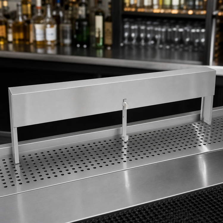 Product image #4 for Glastender 44-Inch Single Speed Rail Locking Cover, Stainless Steel