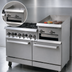 Thumbnail image #4 for IKON Cooking 60-Inch Natural Gas Commercial Range with 6 Burners, 24-Inch Griddle/Broiler and 2 Ovens