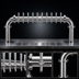Thumbnail image #4 for Titan U-Style Countertop Glycol-Cooled Draft Beer Tower with 10 Faucets