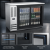 Thumbnail image #4 for Beverage-Air 48-Inch Two-Section Food-Rated Back Bar Refrigerator with Sliding Glass Doors