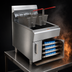 Thumbnail image #4 for RedHots Countertop Liquid Propane Gas Fryer, Single Pot, 30 lb. Fat Capacity