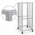 Thumbnail image #4 for Panco Full-Height Mobile Aluminum Donut Rack for 20 23 x 23 Inch Screens