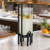 Thumbnail image #4 for Cal-Mil One by One 3-Gallon Square Acrylic Beverage Dispenser with Infusion Chamber and Handles